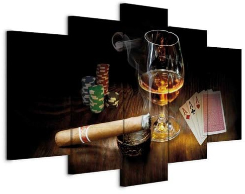 B&D XXL - Akustikbild Akustikschaumstoff, 225x112 cm, 5-teilig, Wohnzimmer | Verbessert Raumakustik, reduziert Hall, ideal fürs Büro oder Wohnzimmer, hochwertige Verarbeitung, schnelle Montage, stilvoll