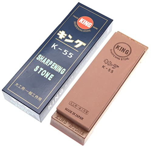 King Japanese Whetsone Whetsone Whetsone Whetstone #1000 Grit with Non-Slip Base Made in Japan