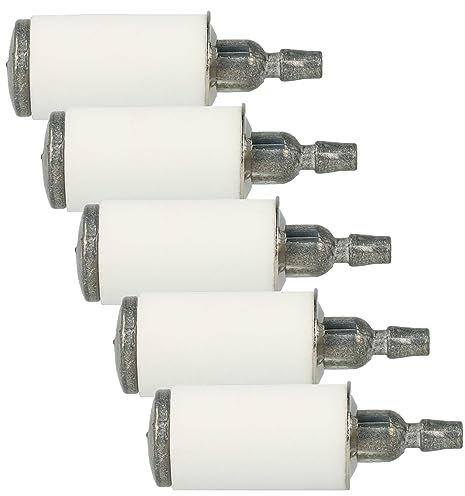 vhbw 5x Kraftstofffilter kompatibel mit Poulan 2055 Type 1-7, 2075 LE, 2075C Type 1-5 Gartengeräte z.B. Motorsäge, Motorsense