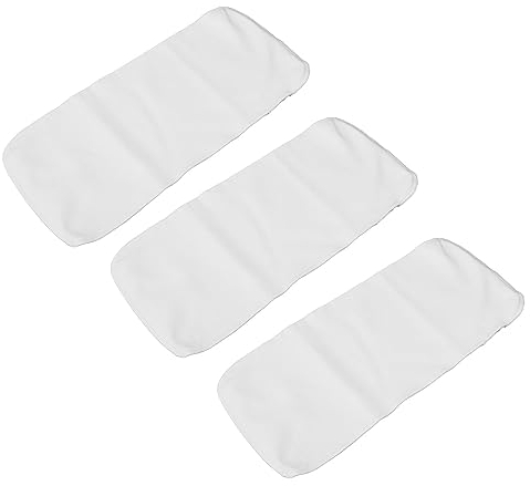 3 Stück Bio-Baumwollflanell, Rizinusöl-Kompressenwickel, Wiederverwendbares Flanelltuch, Rizinusöl-Kompressenwickel für Leberentgiftung, Myome, Schilddrüse, Verstopfung