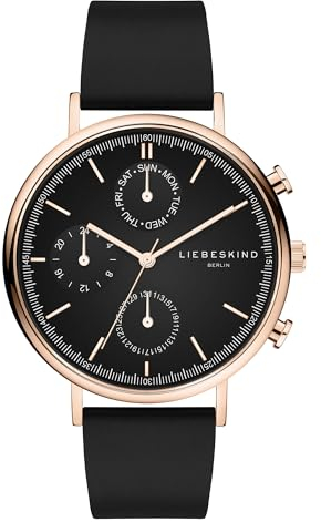 Liebeskind Berlin Armbanduhr LT-0382-LM IP roségold schwarz