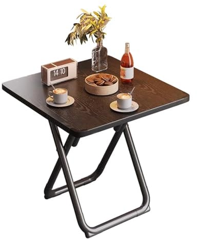 Campingtisch Klapptisch aus Alu Gartentisch Balkontisch Reisetisch zusammenklappbar,Klapptisch esstisch,Gartentisch Runder Klapptisch(80cm/31.5in,Square table)