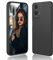 DESSEN Cover per Motorola Moto G24 / G04 - Liquido Silicone Custodia con Fodera Microfibra Antigraffio Morbida TPU Antishock Protettiva Case Sottile e Flessibile Cover, Nero