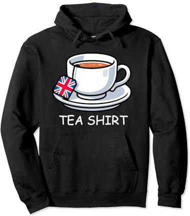 Souvenirs amusants avec drapeau anglais « I Love English Tea » Sweat à Capuche