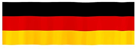 Taffstyle Deutsche Fahne Balkonumrandung mit 6 Metallösen Ösen Deutschlandfahne EM WM Fanartikel Land Flagge Basketball Handball Fussball Hissflagge Balkon XXL Deutschland Balkonfahne 300cm x 90cm
