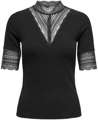 ONLY Onltilde Highneck S/S Top JRS Noos