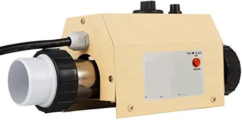Calentador de jacuzzi Calentador de piscina 2kw spa Bomba de calentador de agua eléctrica 48 mm 50 mm Equipo de piscina Termostato de calentador de agua Tubo de calefacción eficiente