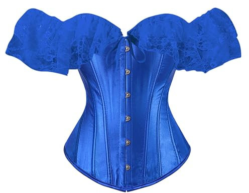 Strap Corset Top White Lace Up Corset Corset Tie Up Womens Corset Dress Steel Boned Waist Trainer White Corset Corset Tops with Sleeves Lace Up Corset Top Light Blue Corset