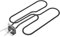 JOJOCY Élément chauffant de rechange 66631/65621 pour barbecue Weber Q140 Q1400, tube de brûleur compatible avec tige chauffante Weber 80342 80343 65620, bobine chauffante en acier inoxydable