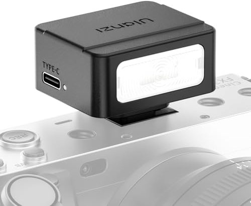 ULANZI Mini Camera Flash SL01 Speedlite Digital Camera Speedlight with Hot Shoe, Compatible with Sony/Canon/Fuji/Nikon/Panasonic/Olympus/Pentax