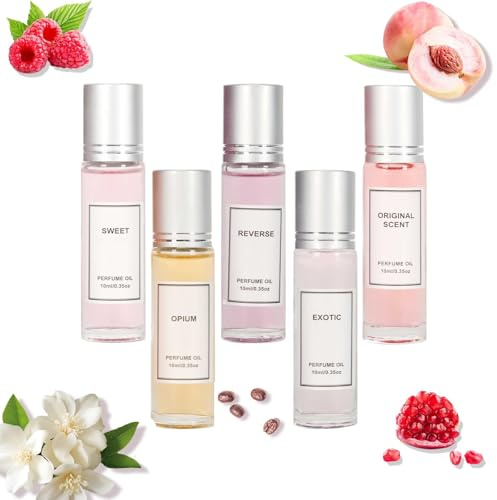 5 Stück Pheromone Parfum Woman, Pheromone Parfüm Set, Pheroma's Pheromon Düfte, Pheroma Parfum, Enhanced Scents Pheromone Perfume (4 Stück)