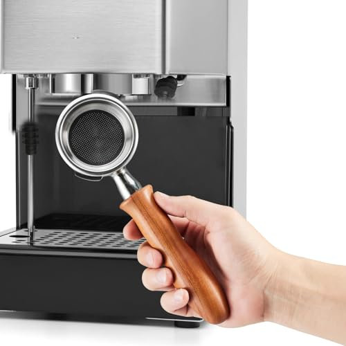 Teyearlife Porte-filtre sans fond pour machines à expresso (58 mm pour Gaggia)