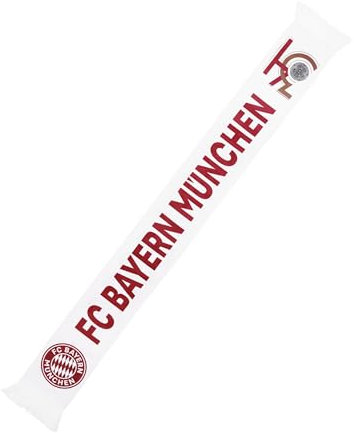 FC Bayern München I Schal Deutscher Meister 2025 I Unisex I Weiß
