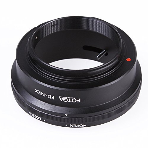 NUMNBE Canon FD Objektivadapter für Sony NEX E-Mount - Präziser manuelle Fokusadapter für kreative Fotografie mit unendlicher Schärfe