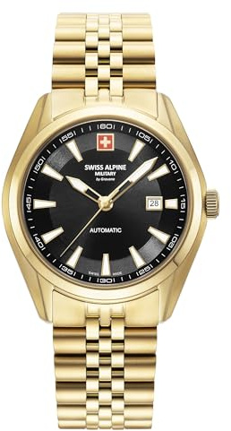 Swiss Alpine Military Herren Automatik Uhr Armbanduhr 7091.2 Edelstahl