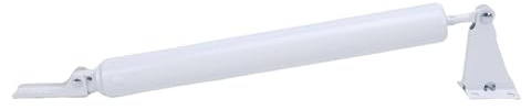 Dioche Ferme-porte Pneumatique Blanc, 33 Cm, Ferme-porte Pneumatique pour Portes Battantes en Bois et en Métal – Vitesse de Coussin Réglable pour une Fermeture Silencieuse