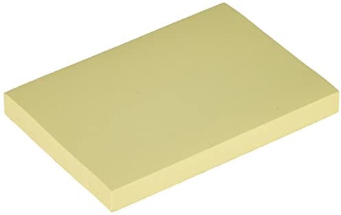 Post-it 657 Haftnotiz Notes (76 x 102 mm, 70 g/qm) 100 Blatt 1 Block gelb, 102 x 76 mm