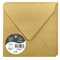 Clairefontaine - Ref 50088C - Pollen Iridescent Envelopes (Pack of 20) - 140 x 140mm in Size, 120gsm Paper, Suitable for Use with Inkjet or Laser Printers - Gold