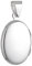 Vinani Anhänger Medaillon oval glänzend zum Öffnen Sterling Silber 925 AMO-EZ