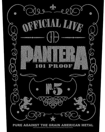 Rock Off Pantera RÜCKENAUFNÄHER/BACKPATCH #5