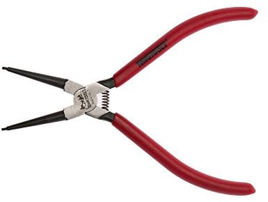 Teng Tools 7 Inch Vinyl Grip Straight/Inner Type Snap Ring/Circlip Pliers - MB470-7