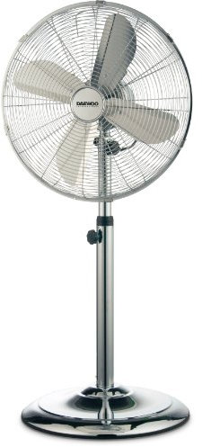 Daewoo - di-40msfn - Ventilateur sur pied 40cm 50w 3 vitesses inox