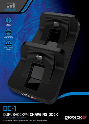 Gioteck - Cargador Para 2 Mandos Dc1 (PS4)