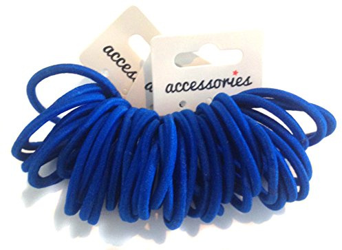 Allsorts® 36 Royal Blue Endless Elastics Hair Bobbles Elastic Bands Hair Accessory