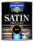 SATIN PAINT FOR WOOD and METAL BLACK 0.25L