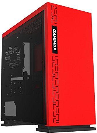 OCHW Ultra Fast Gaming PC AMD Athlon Quad Thread ATI Radeon HD Vega 3 Graphics 8GB DDR4 2400MHz RAM 1TB Hard Drive F3 Red Case WiFi Windows 10
