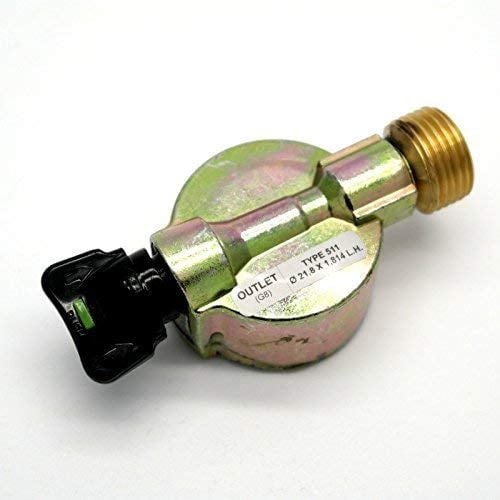 Adaptateur butane 21 mm pour régulateur de caravane 30 Mbar