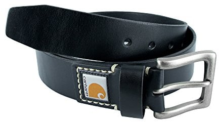 Carhartt Herren Legacy Leather Belt Gürtel, Sattelleder (schwarz), 40