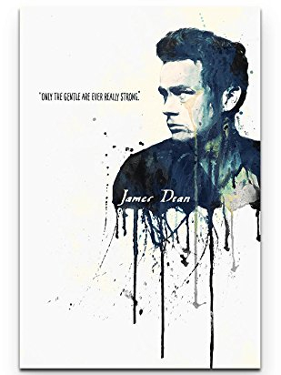 Paul Sinus Art James Dean II 90x60cm auf Leinwand gespannt fertig zum aufhängen