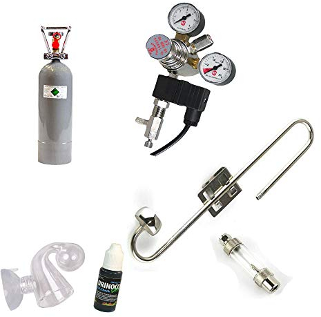 Hiwi CO2 Anlage 2000 Profi Stainless Steel 25 cm fest montiert