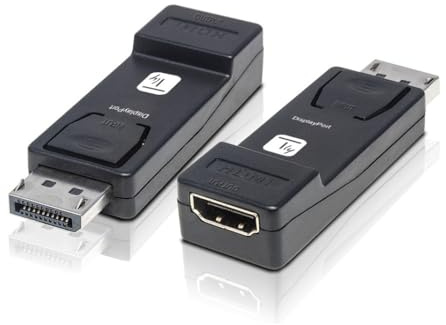 Convertitore Video Techly Converter Adapter DisplayPort DP 1.2 to HDMI 4K 30Hz