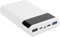 Boîtier de Batterie Externe, Mini Power Bank Shell USB C Rapide avec 2 Ports USB Sortie et LED Display, 5V/9V/12V 4x18650 Bricolage Boîtier d'alimentation Mobile sans Soudage