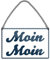 schilderkreis24 - Blechschild Lustiger Nordsee Ostsee Spruch Moin Moin Urlaub Deko Hängeschild Meer Strand Schild Witziges Geschenkidee 18x12 cm