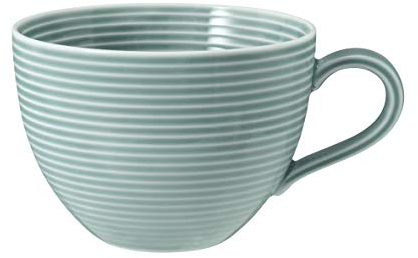 Milchkaffeeobertasse 0,35ltr. mit Relief BEAT ARKTISBLAU 3 Seltmann (6 Stück)
