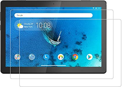 Fonetek, PACK OF 2, Compatible with LENOVO Tab M10 10.3, TEMPERED GLASS LCD Screen Protector Guard Cover for LENOVO Tab M10 10.3 Tablet (10.3 ONLY)