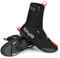 PLATTBK Fahrrad Überschuhe Winter Rennrad Uberschuhe Thermo Kälteschutz Wasserdicht Mit Reflektor-Streifen für Herren und Damen(XL)