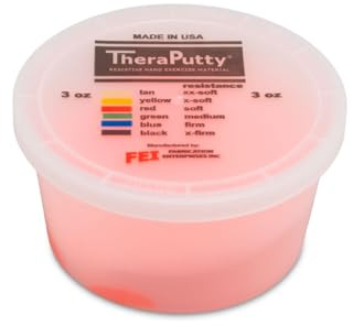 TheraPutty® | Therapieknete | Standard 85g | Stärke: rot = soft