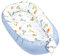Babynest babynestchen neugeborene mit tragegriff 90 x 50 cm baby nestchen tragbar nest für bett kinder kuschelnest coccon für Jungen und Mädchen Dinosaurier Blau