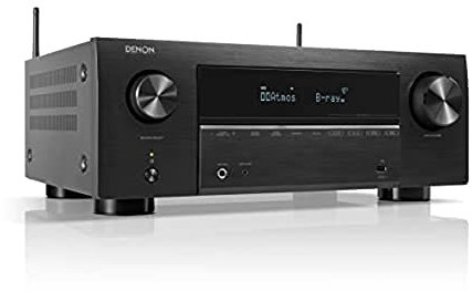 Denon AVR-X2800HDAB 7.2-Kanal AV-Receiver, HiFi Verstärker mit Dolby Atmos, DTS:X und Denon Home Multiroom Lautsprecher (schwarz)