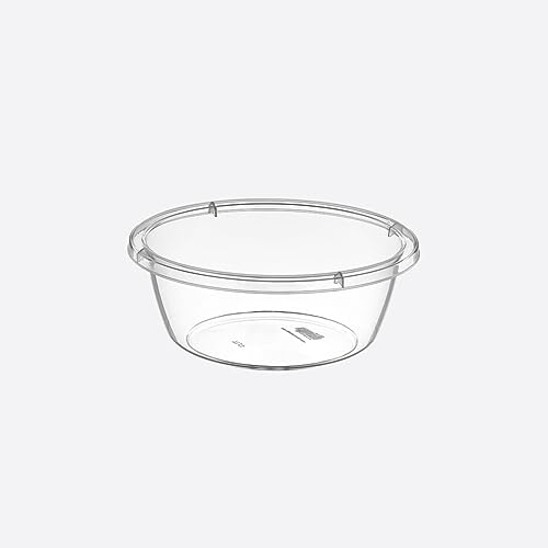 Plastic Basin Round Bread Dough Mixing Washing Up Sink Bowl Tub, Large Wash Basin for Washing Dishes, Camping and Multipurpose for Face Cleansing (7 Litre)