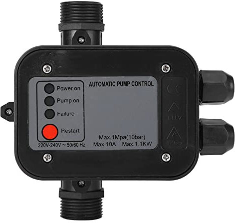 Pompe à Eau Auto-amorçante Noire 220 V De Haute Qualité Avec Contrôleur De Pression Automatique