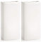 Humidificador Para Radiador Cerámico Con Colgante En Hierro/Evaporador De Agua Para Radiador/Juego de Humidificadores de Cerámica Color Blanco 22cm x 9cm x 8cm (2Uds/Blanco)