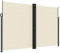 vidaXL Auvent Latéral Rétractable, Brise-Vue de Jardin, Écran de Protection, Écran de Balcon Terrasse Arrière-Cour Extérieur, Crème 220x1000 cm