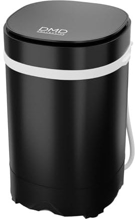DMD® | Portable Washing Machine 2 In 1 Single Tub Washer Spin Dryer 3KG Wash/2KG Spin & Timer Functions Compact Washing Machine for Students, Motorhomes, Households DMDWS1