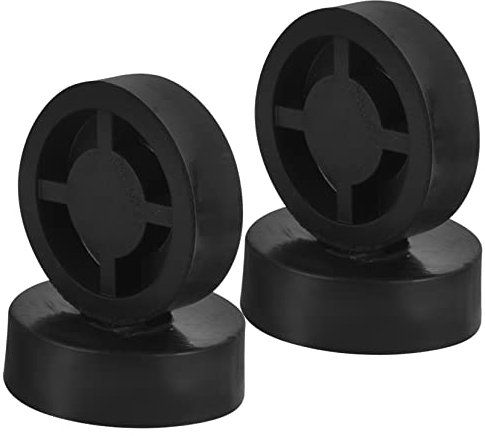 HOMSFOU 4pcs Speaker Isolation Feet Pad for Turntable and Subwoofer Shock Absorbing Rubber Base Mat for Home