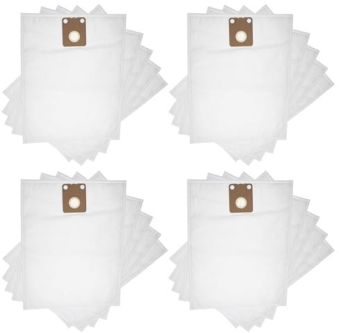 vhbw 20x Sacs compatible avec Nilfisk GD 911 Batterie, Advance, GDP 2000, VP100-EU GO aspirateur - 42,5cm x 27cm blanc